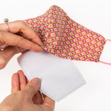 Small Geometric Liberty Tana Lawn Face covering