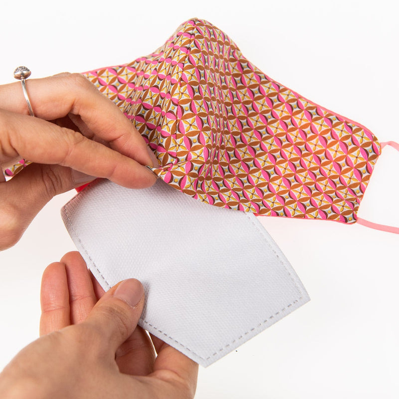 Small Geometric Liberty Tana Lawn Face covering