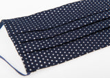 Small Metallic Polka Dots Classic European face covering