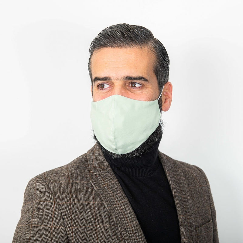 Organic cotton face covering