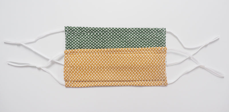 Japanese kanoko dotted face covering